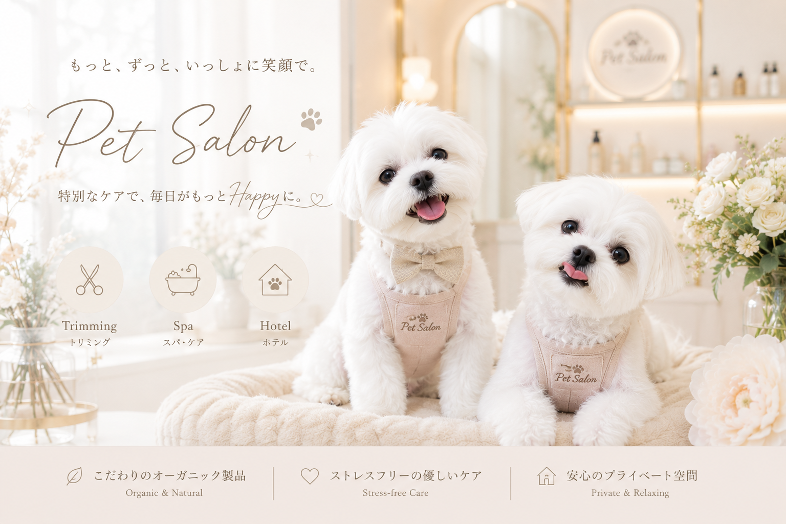 ペットサロンLPテンプレート